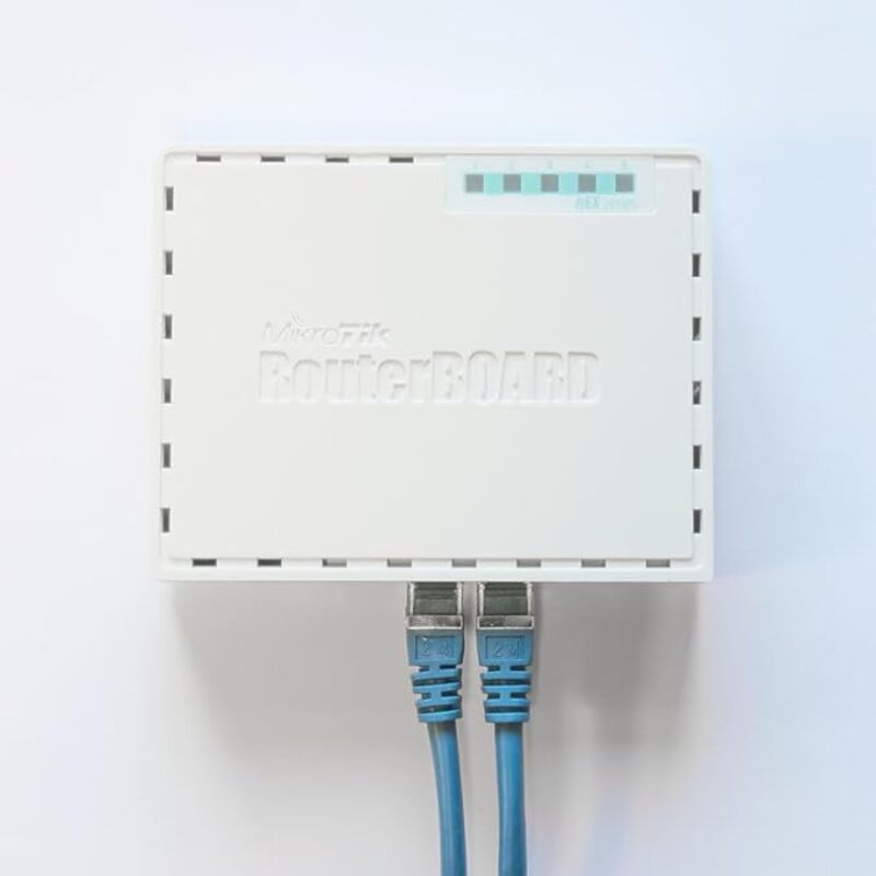 Mikrotik RB750GR3 wired router Gigabit Ethernet Turquoise White